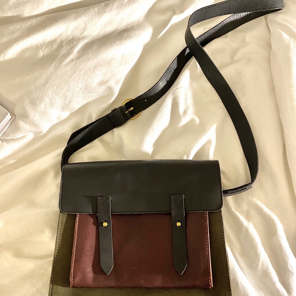 Madewell crossbody leather purse